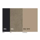 طاولة طعام مستديرة قابلة للتمديد حتى 165 سم مع سطح سيراميك - بيستولرو Viadurini