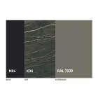 طاولة طعام مستديرة قابلة للتمديد حتى 165 سم مع سطح سيراميك - بيستولرو Viadurini