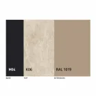 طاولة طعام مستديرة قابلة للتمديد حتى 165 سم مع سطح سيراميك - بيستولرو Viadurini