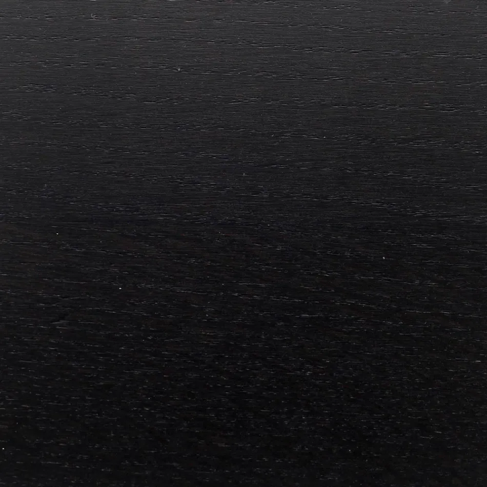 طاولة توليب إيرو سارينن H 73 بيضاوية من خشب البلوط الأسود المصبوغ، صنع في إيطاليا - قرمزي Viadurini