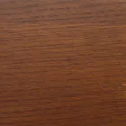 طاولة توليب من إيرو سارينن، ارتفاع 73 سم، بيضاوية الشكل، مصنوعة من خشب الجوز الداكن المصبوغ بخشب البلوط، مصنوعة في إيطاليا - قرمزي Viadurini