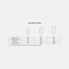 تصميم كهربائي بتصميم حراري بلمسة نهائية مرآة تصل إلى 1500 واط باري Viadurini