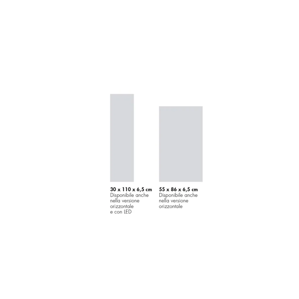 مشعاع كهربائي بتشطيب كورتن بمسحوق الرخام الإيطالي - تيرا Viadurini