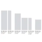 مدفأة كهربائية حتى 1400 واط من مسحوق الرخام الإيطالي - Texturee Viadurini