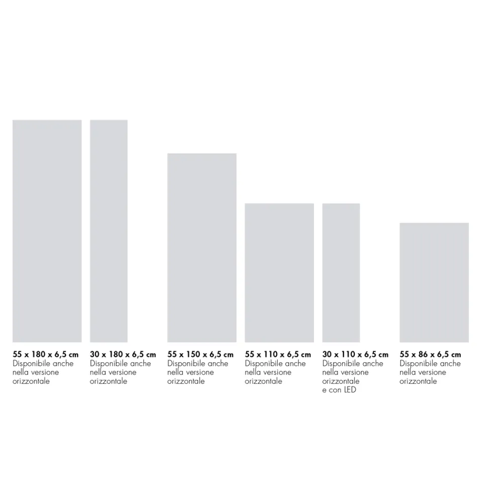مدفأة كهربائية حتى 1400 واط من مسحوق الرخام الإيطالي - Texturee Viadurini