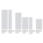 مدفأة كهربائية من مسحوق الرخام الإيطالي بتأثير كورتن - خطوط Viadurini