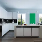 مدفأة كهربائية من مسحوق الرخام الإيطالي الناعم حتى 1200 واط - Linee Viadurini