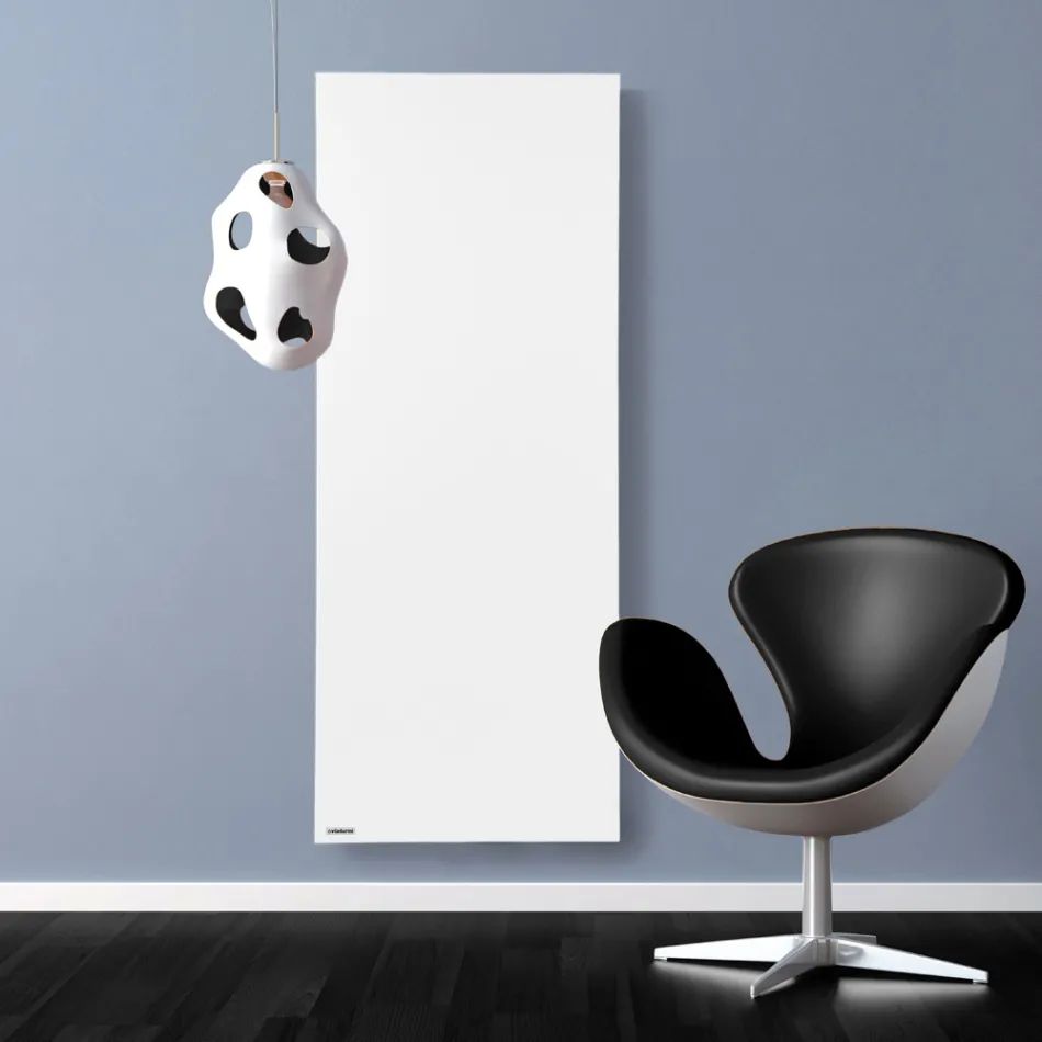 مدفأة كهربائية من مسحوق الرخام الإيطالي الناعم بقوة ١٢٠٠ واط - Linee Viadurini