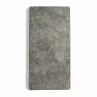 مدفأة كهربائية من الزجاج المقسّى مع لمسة نهائية من حجر جوني Viadurini