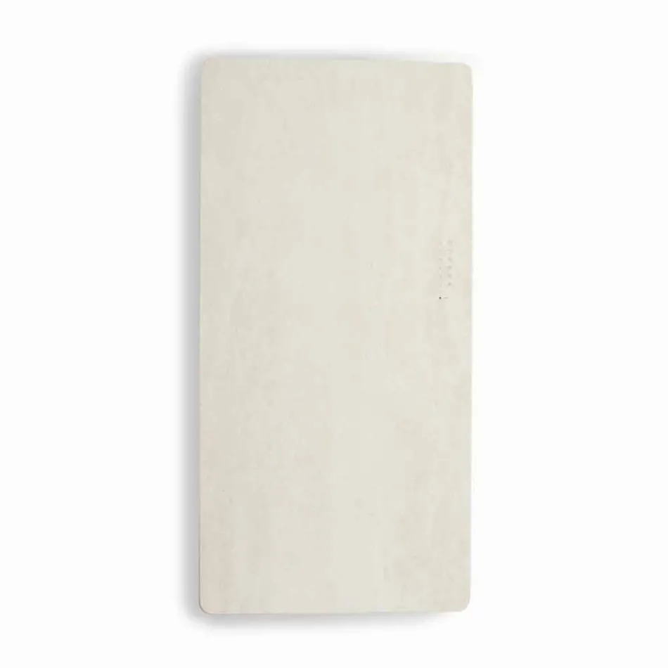 مدفأة كهربائية من الزجاج المقسّى مع لمسة نهائية من حجر جوني Viadurini