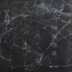 مدفأة كهربائية من الزجاج المقسّى مع لمسة نهائية من حجر جوني Viadurini