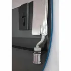 مدفأة كهربائية من الزجاج المقسّى مع لمسة نهائية من حجر جوني Viadurini