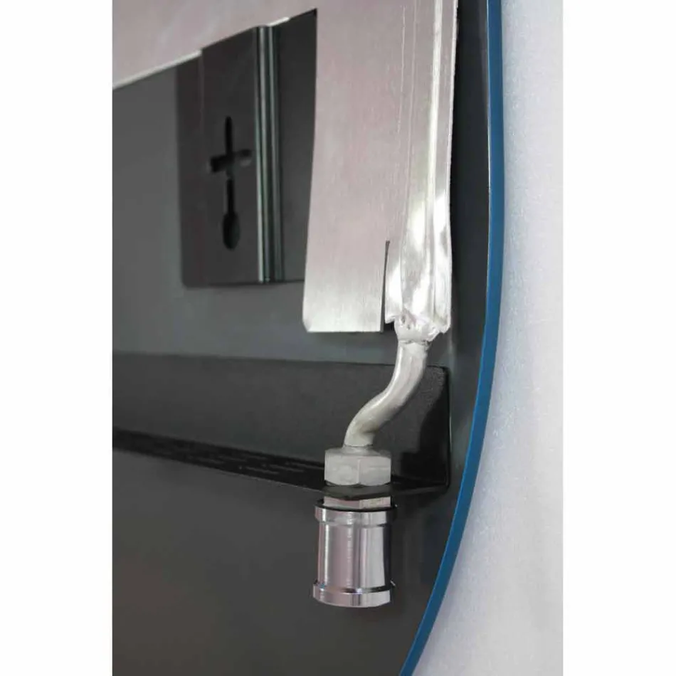 مدفأة كهربائية من الزجاج المقسّى مع لمسة نهائية من حجر جوني Viadurini