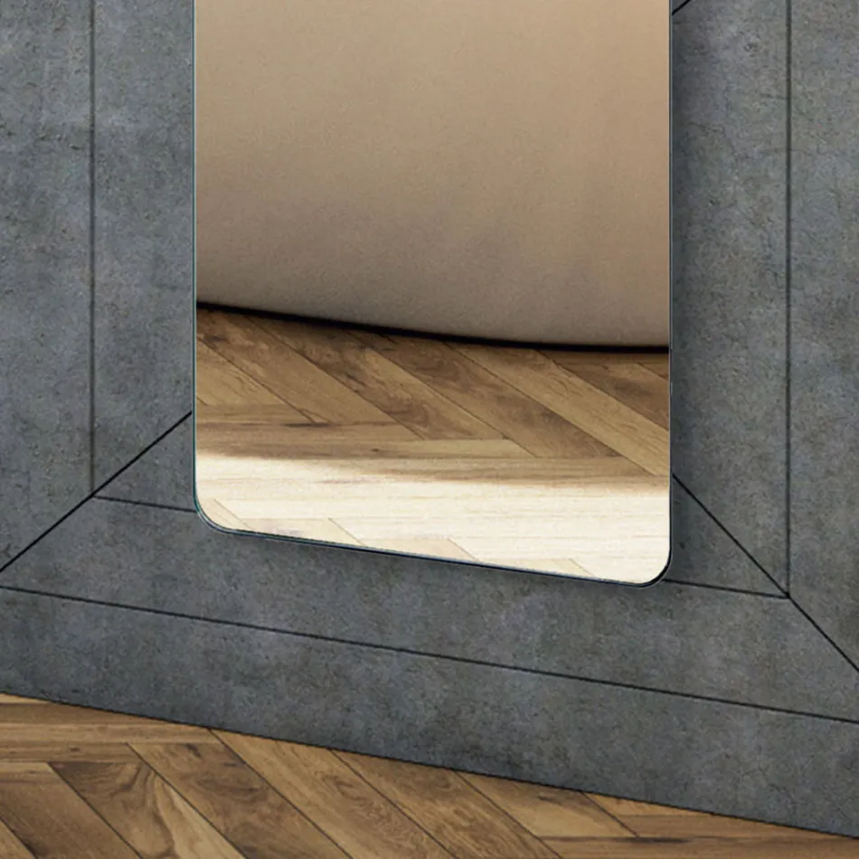 مدفأة كهربائية مصنوعة من الزجاج والألمنيوم صنع في إيطاليا - جليز Viadurini