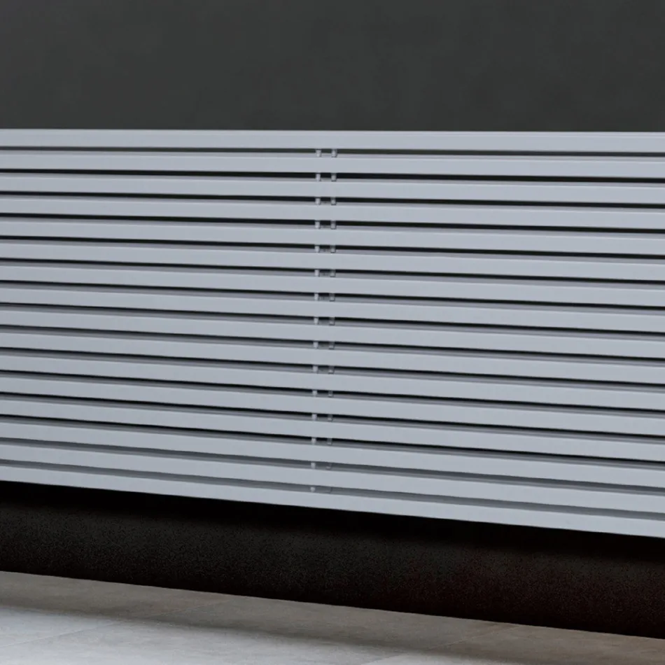 مشعاع هيدروليكي بعناصر مقطع مربع مزدوج صنع في إيطاليا - توت العليق Viadurini