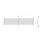 مشعاع هيدروليكي من الفولاذ مع مقطع مزدوج من عناصر صنع في إيطاليا - جراب Viadurini