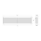 مشعاع هيدروليكي فولاذي ثلاثي الأجزاء مصنوع في إيطاليا - سيامبيلا Viadurini