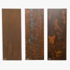 مشعاع هيدروليكي من مسحوق الرخام الإيطالي بتأثير كورتن - خطوط Viadurini