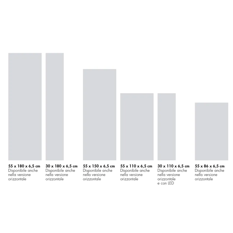 مشعاع هيدروليكي من مسحوق الرخام الإيطالي بتأثير كورتن - خطوط Viadurini
