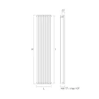 مشعاع هيدروليكي مصنوع من الفولاذ الكربوني صنع في إيطاليا - كانولي Viadurini
