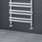 سكة مناشف ساخنة مختلطة من الفولاذ الكربوني صنع في إيطاليا - بافاريا Viadurini