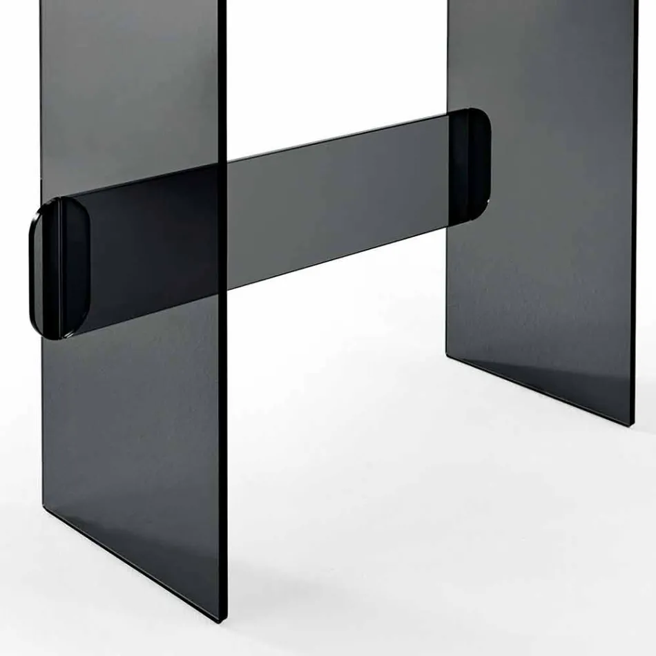 طاولة مكياج مع مرآة ودرج زجاجي - 3 تشطيبات - سالفي Viadurini