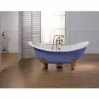 Bath glazed and painted cast iron legs Lane Viadurini