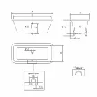 حوض استحمام عتيق قائم بذاته مع أرجل، مصنوع من الحديد الزهر - نوسيكا Viadurini