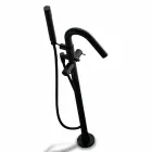 حوض استحمام قائم بذاته، تصميم سطح صلب لامع/غير لامع - حجاب Viadurini