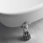 حوض استحمام قائم بذاته، تصميم فيكتوري بسطح صلب - رين Viadurini