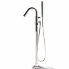 حوض استحمام قائم بذاته، صنع في إيطاليا، بسطح صلب - فلو Viadurini