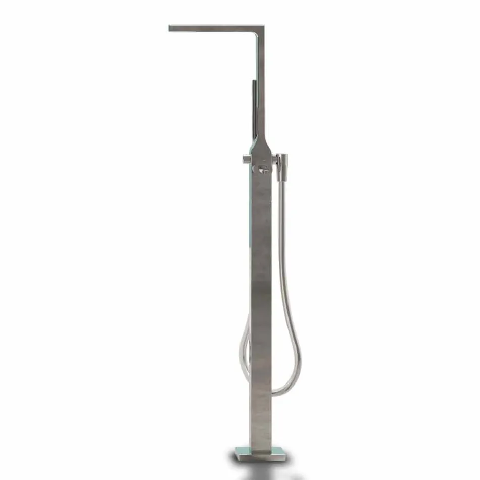 حمام مستقل بتصميم حديث باللون الأبيض اللامع أو غير اللامع - وجه Viadurini