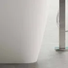 حمام مستقل بتصميم حديث باللون الأبيض اللامع أو غير اللامع - وجه Viadurini