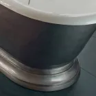 حوض استحمام قائم بذاته من الحديد الزهر على الطراز العتيق، صنع في إيطاليا - أورسولا Viadurini