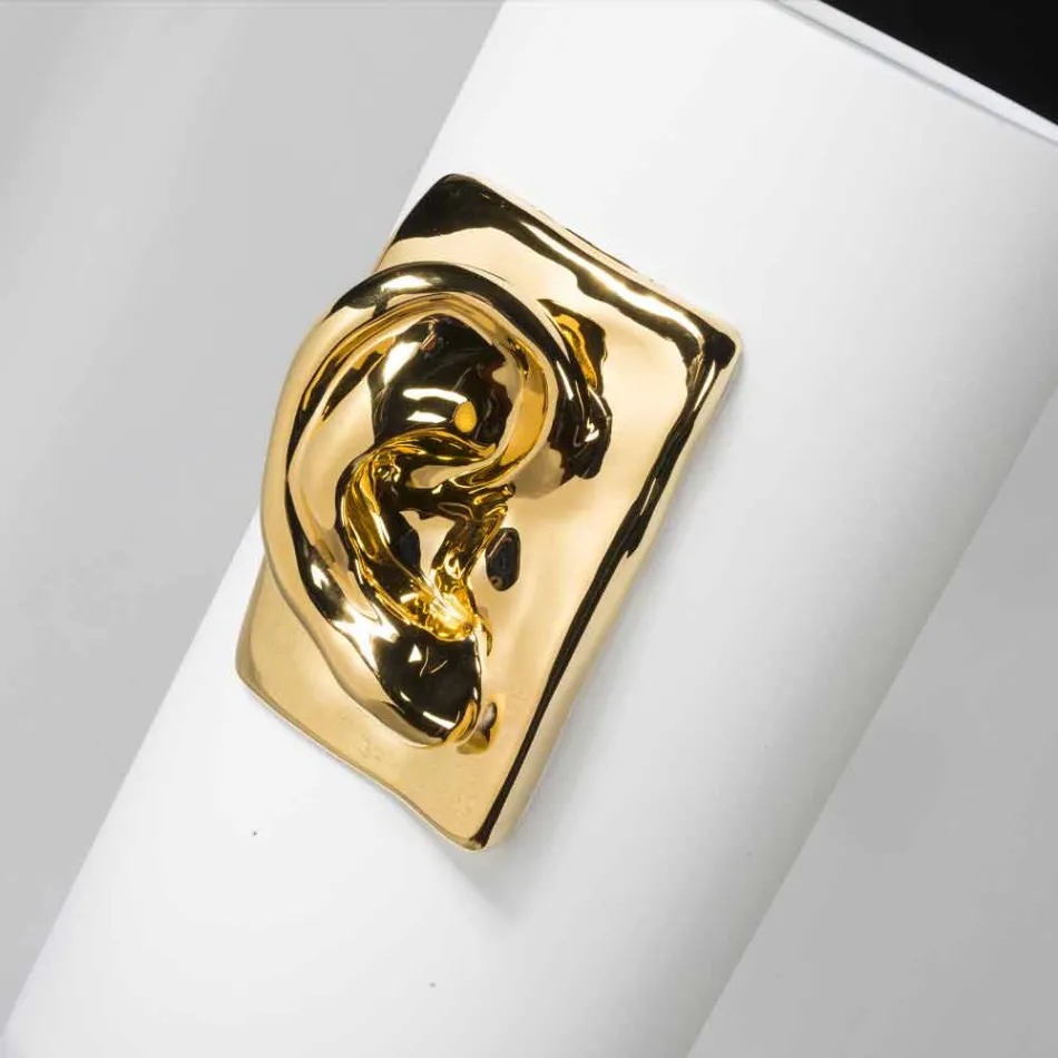 مزهرية حرفية طويلة من السيراميك الملون مصنوعة في إيطاليا - مونتي Viadurini