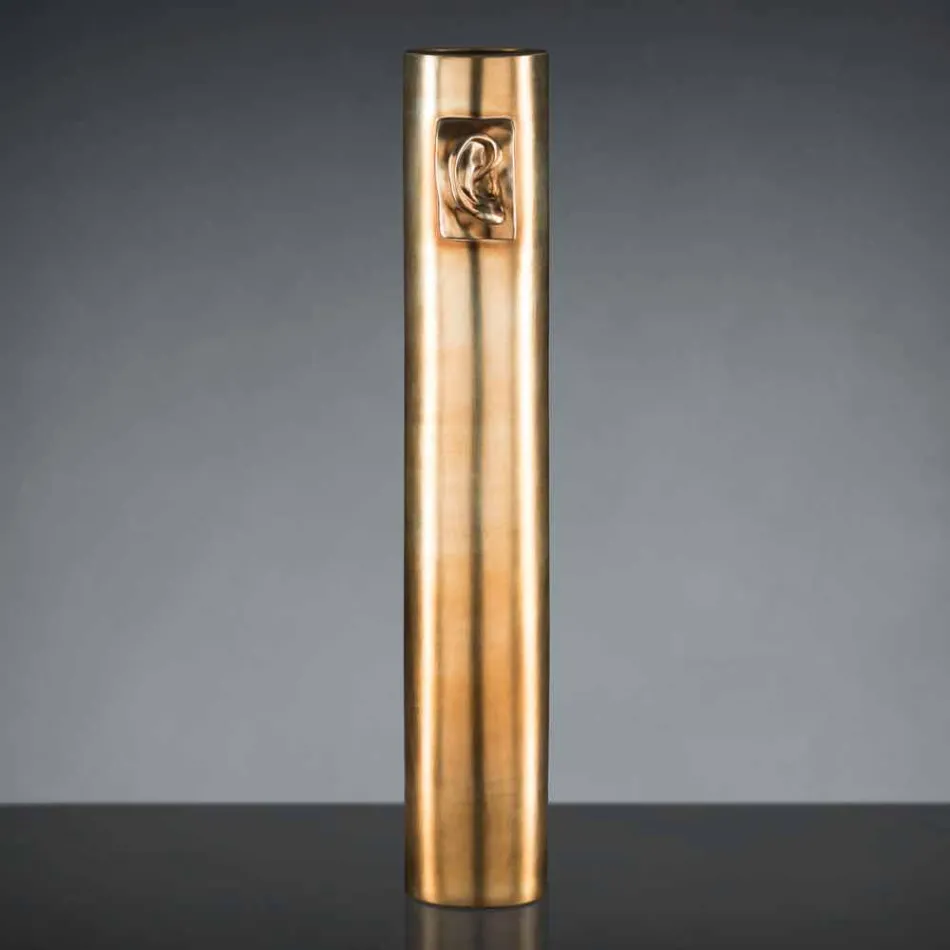 مزهرية حرفية طويلة من السيراميك الملون مصنوعة في إيطاليا - مونتي Viadurini