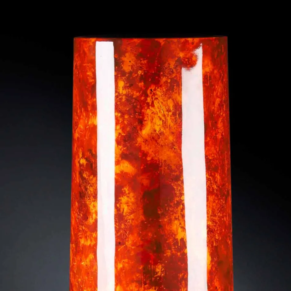 مزهرية داخلية طويلة من البولي إيثيلين الملون، صنع في إيطاليا - ليبانتو Viadurini