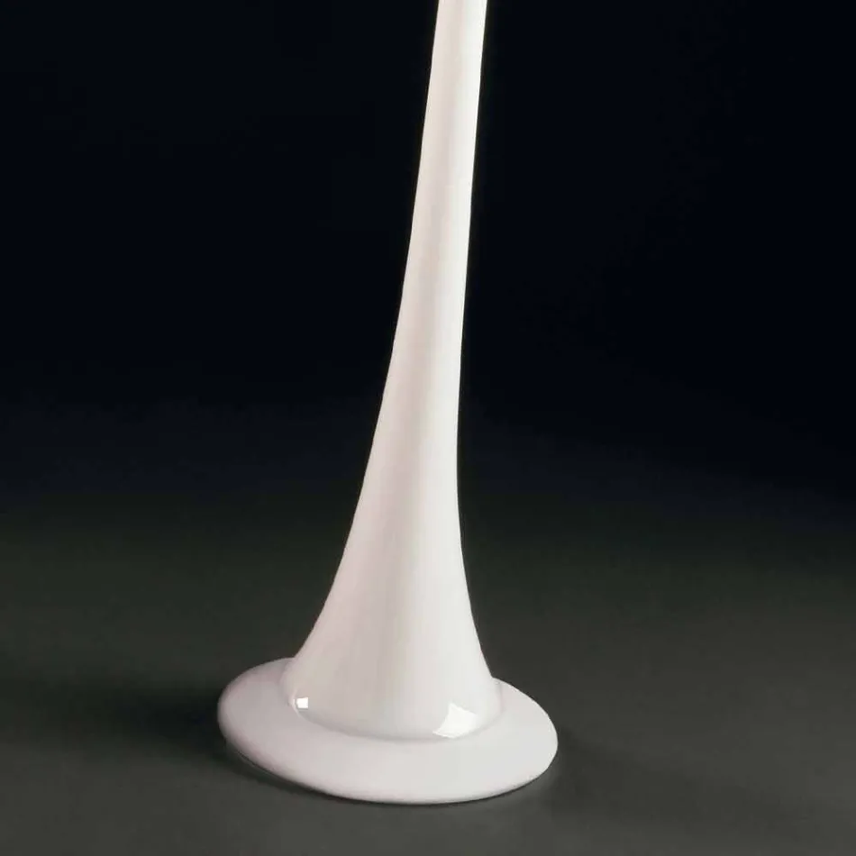 مزهرية داخلية طويلة من الزجاج الملون بتصميم عصري، صنع في إيطاليا - إلفيرو Viadurini