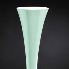 مزهرية زجاجية ملونة طويلة مزخرفة، صنع في إيطاليا - سنغافورة Viadurini