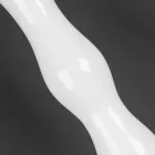 مزهرية زخرفية طويلة من الزجاج الشفاف والأبيض، صنع في إيطاليا - جوندو Viadurini