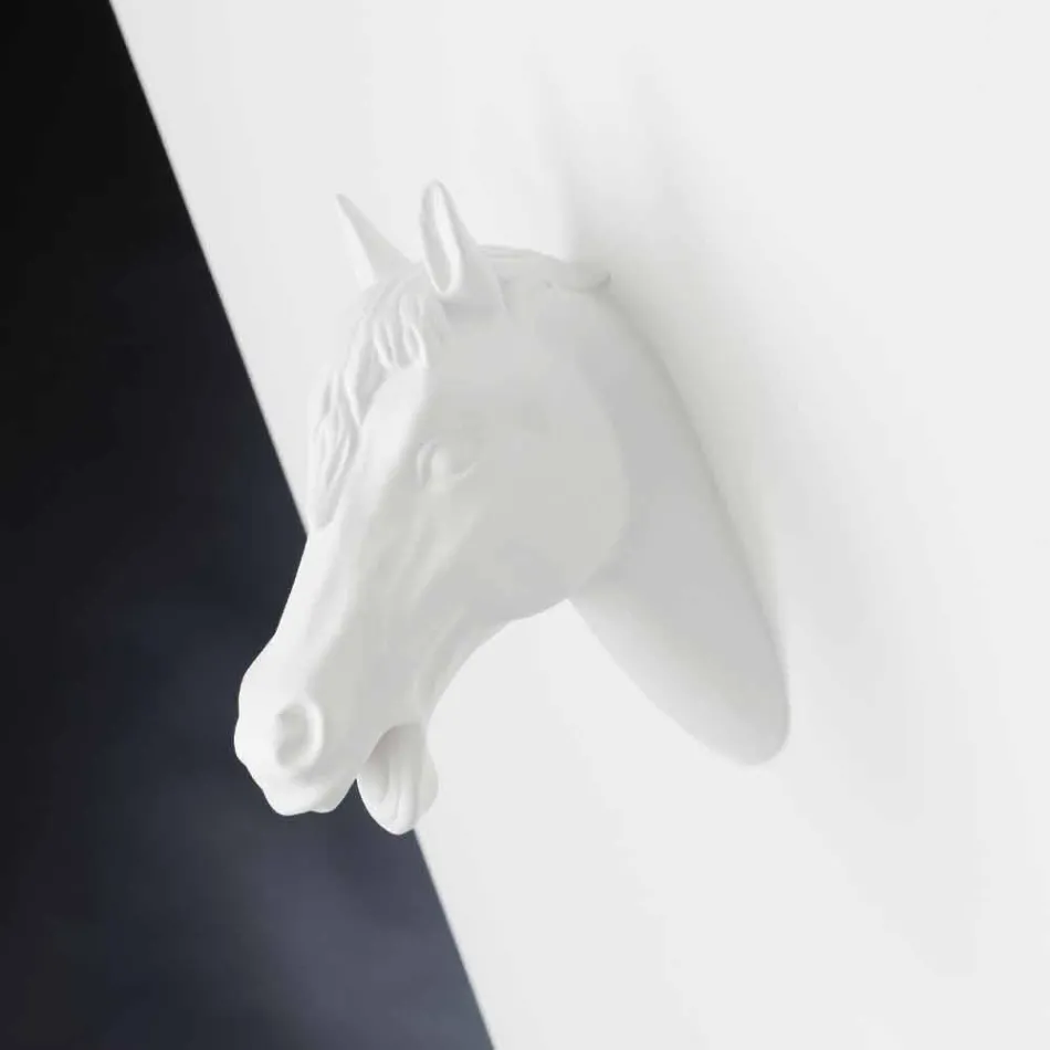 مزهرية داخلية طويلة من السيراميك الأبيض مصنوعة يدويًا في إيطاليا - جاكي Viadurini