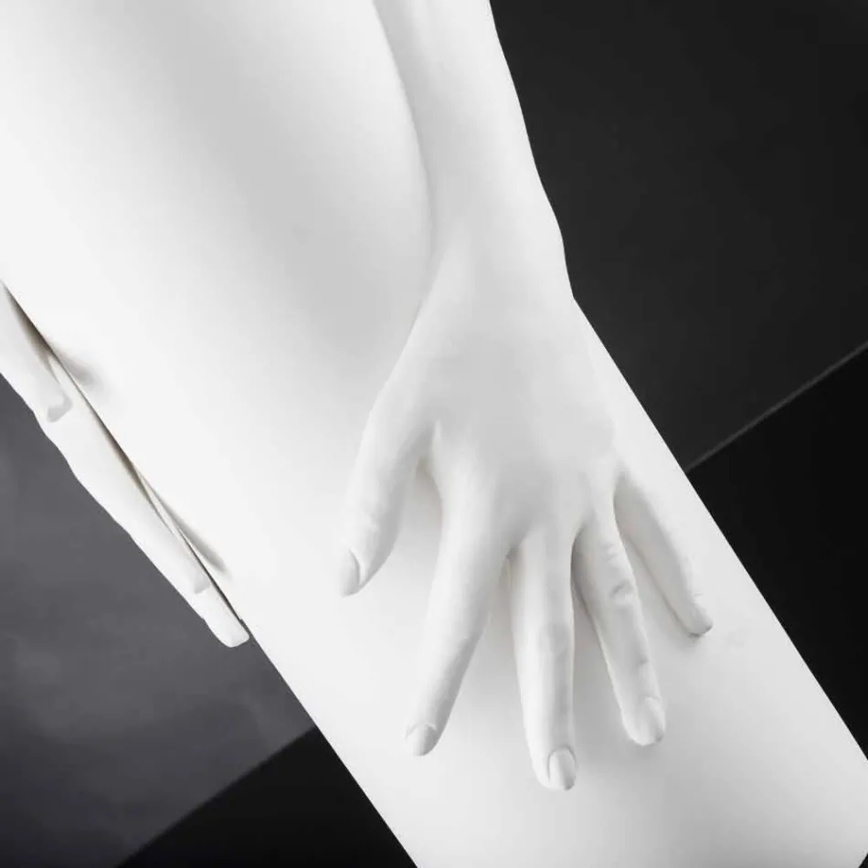 مزهرية سيراميك داخلية طويلة مصنوعة يدويًا في إيطاليا - مونتي Viadurini