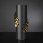 مزهرية سيراميك داخلية طويلة مصنوعة يدويًا في إيطاليا - مونتي Viadurini