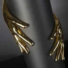 مزهرية سيراميك داخلية طويلة مصنوعة يدويًا في إيطاليا - مونتي Viadurini