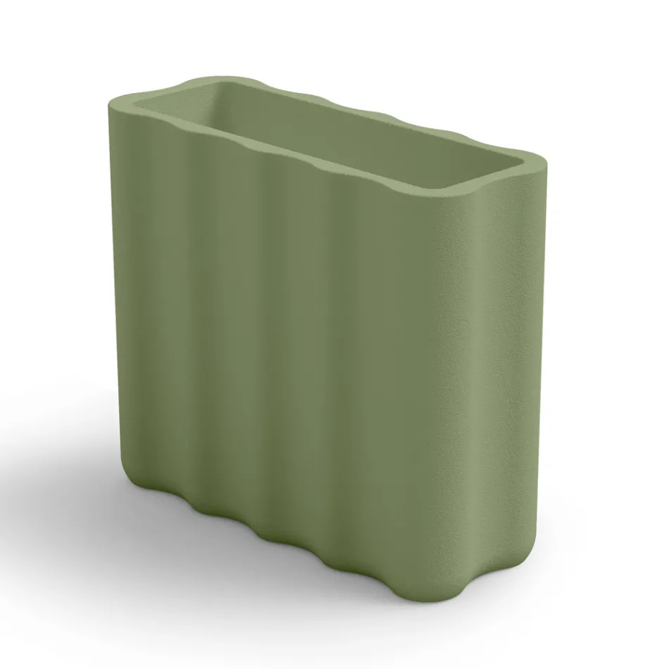 مزهرية خارجية من البولي إيثيلين الملون، مقاسين، صنع في إيطاليا - باربيا Viadurini