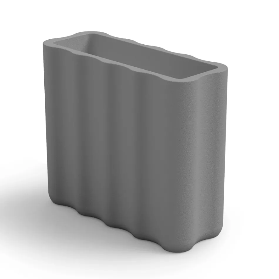 مزهرية خارجية من البولي إيثيلين الملون، مقاسين، صنع في إيطاليا - باربيا Viadurini