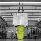 مزهرية خارجية من البولي إيثيلين غير اللامعة الملونة، صنع في إيطاليا - فخورون Viadurini