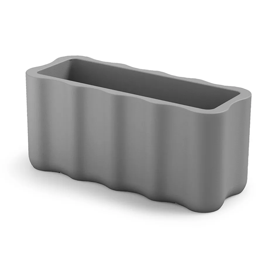 مزهرية خارجية من البولي إيثيلين الملون مصنوعة في إيطاليا - فوضوي Viadurini