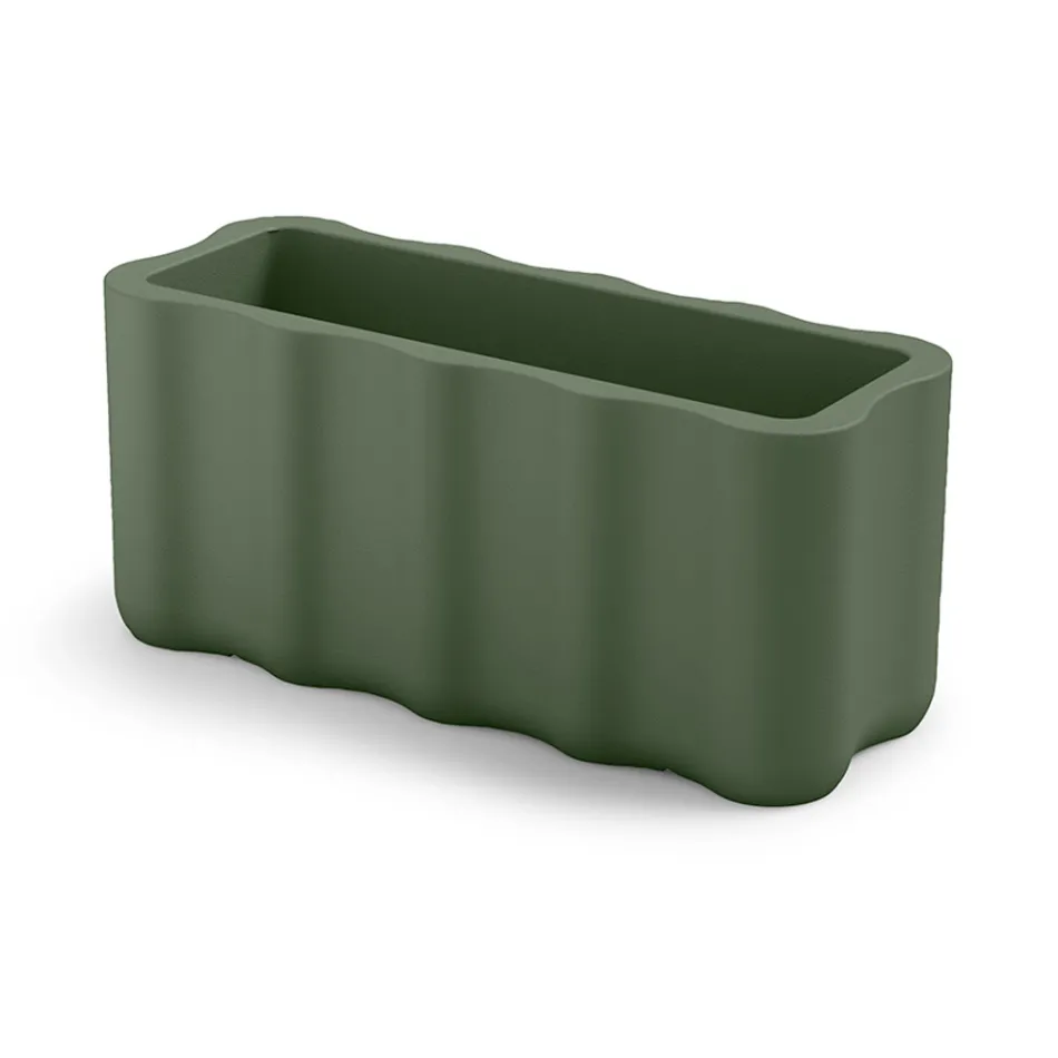 مزهرية خارجية من البولي إيثيلين الملون مصنوعة في إيطاليا - فوضوي Viadurini