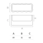 مزهرية خارجية من البولي إيثيلين الملون مصنوعة في إيطاليا - فوضوي Viadurini